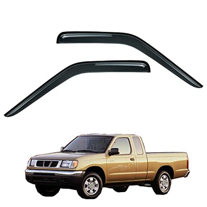 Rain Guards Compatible with Nissan Frontier Xterra 98 (for 98-04 Frontier 00-04 Xterra)
