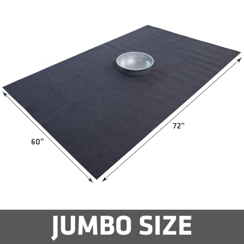 Jumbo Maintenance Mat (5' x 6' (Rectangular) / Charcoal)