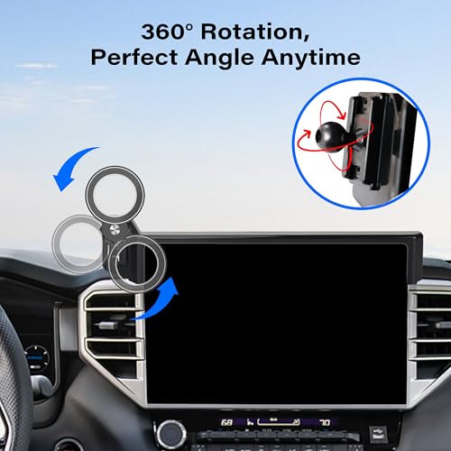 Car Phone Holder for 2022 (for 2022-2026 Tundra/2023-2026 Sequoia (14 Inch))