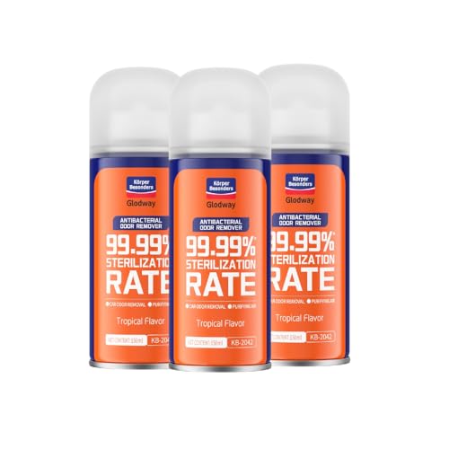 Glodway Whole Car Air Refresher Spray (6 Ounce (Pack of 3) / Red)