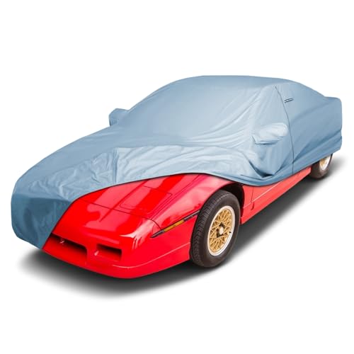 Car Cover Waterproof All Weather for 1985 (Sky Gray / 22. Fiero GT Fastback 1985-1988)