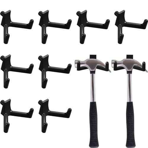 8 Pcs Shed Storage Tool Hooks Accessories Compatible with Suncast (V Shaped)