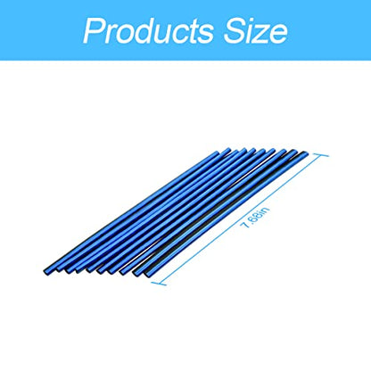 20PCS Waterproof Bendable Car Air Vent Trim Strips (Ice Blue)