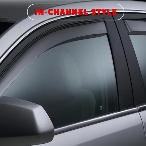 in Channel Window Visors Rain Guards Fit for Ford Explorer 2011 (Fit for 2011-2019 Explorer in Channel)