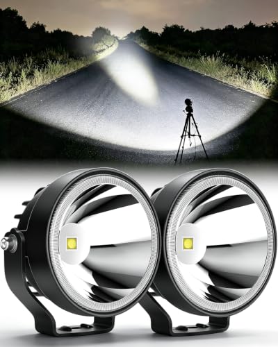 4 Inch Round Led Pod Lights (2pcs 4 inch White)