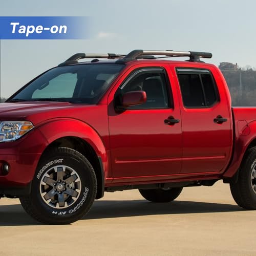 Window Visors Rain Guards for 2005 (2005-2021 Nissan Frontier)