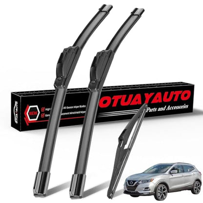 Premium Windshield Wiper Blades Replacement for Nissan Rogue 2014 (26"+17"+12"(U/J Hook))