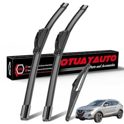 Premium Windshield Wiper Blades Replacement for Nissan Rogue 2014 (26"+17"+12"(U/J Hook))
