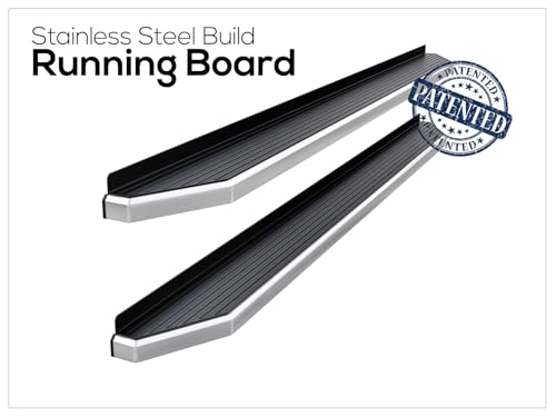 iRunning Boards OE Low Profile for F150 F250 F350 Regular Cab (Polished / Running Board Flat Style)