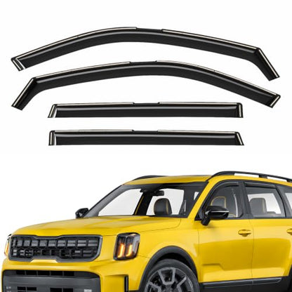 Extra Durable Window Deflectors in (For Kia Telluride 20-26)