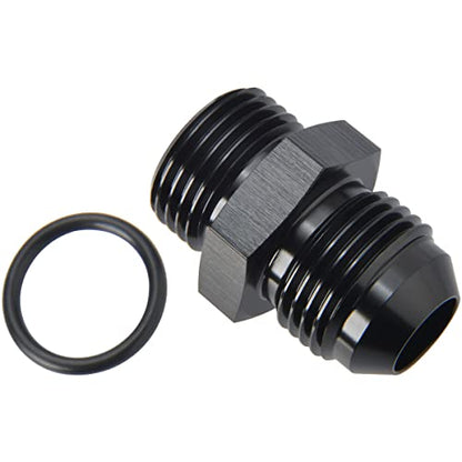 8AN Male Flare to 8AN ORB O (8AN to 8AN ORB / Black - 1PC)