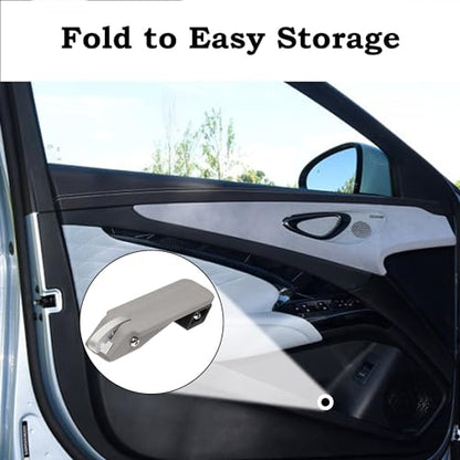 Foldable Car Door Step Stand Pedal (Evolution Pro Series / Gray)