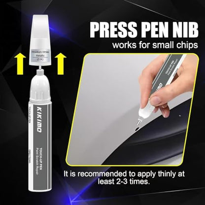 for Mazda Touch Up Paint (Rhodium White Metallic(51K) for 2023-2025 CX-5/2025-2026 CX-70/2024-2026 CX-90/)