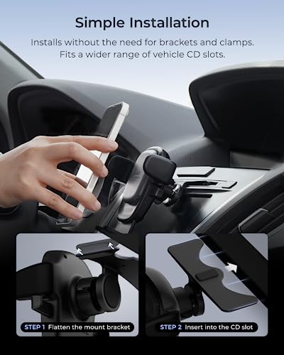 Easy One Touch Advanced CD Slot Car Phone Mount (Advanced)