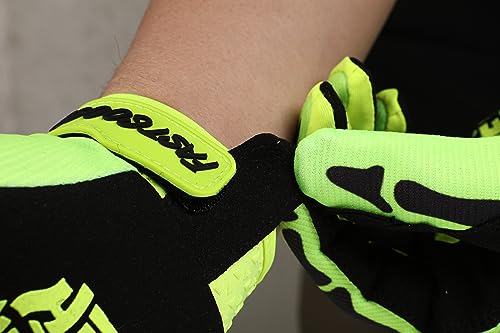 Cycling Gloves Touch Screen Anti (Fluorescent Green / X-Large)