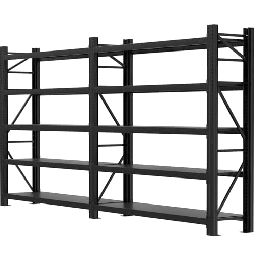 Garage Shelving Heavy Duty (157 in Wide - 5 Tier - 16000 lbs Load)