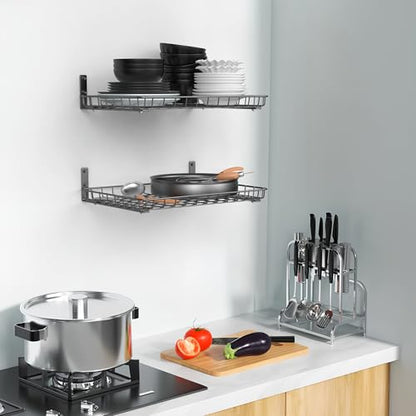 Garage 12x18 inch Wall Shelf (Black / 12x18 in)