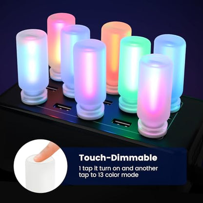 2 PCS USB Interior Car Lights (Multicolor)