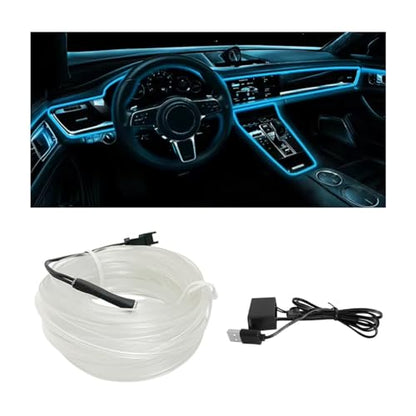 EL Wire Car Interior LED Strips Lights (Blue)