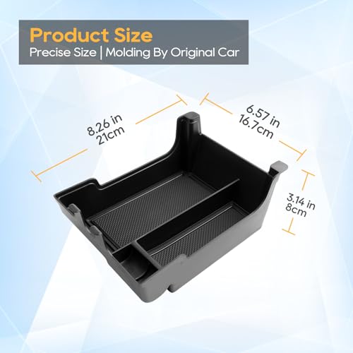 Ford Edge Console Organizer (2021-2025 For d Edge Console Box black)