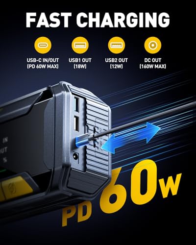 8000A Portable Jump Starter for All Gas (8000A)