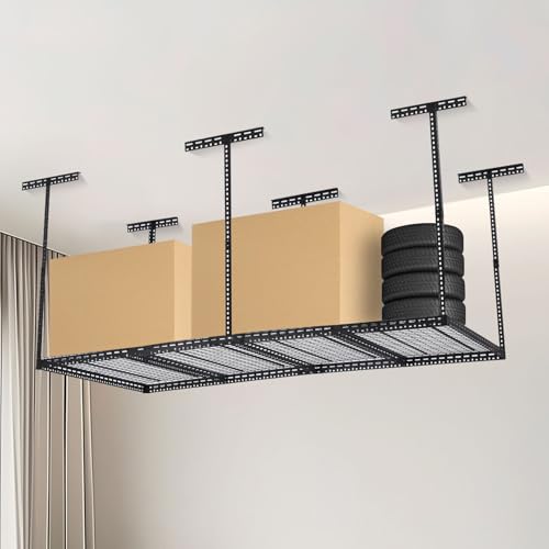 Overhead Garage Storage Rack 4x8 FT (4x8ft - 660lbs Load)