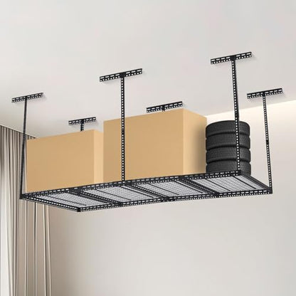 Overhead Garage Storage Rack 4x8 FT (4x8ft - 660lbs Load)