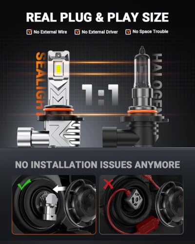 H10 LED Fog Light Bulbs (White / H10)