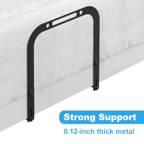 Extra Tall Mattress Slide Stopper Holder Gripper Retainer Bar for Metal to Keep Mattress from Sliding (2 Pcs - Extra Tall)