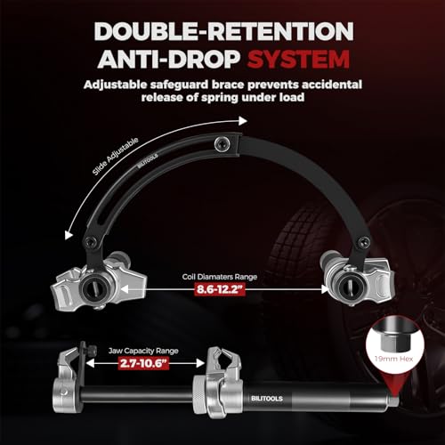 2 Piece Coil Spring Compressor Tool (2,645 lb – 2-Piece External)