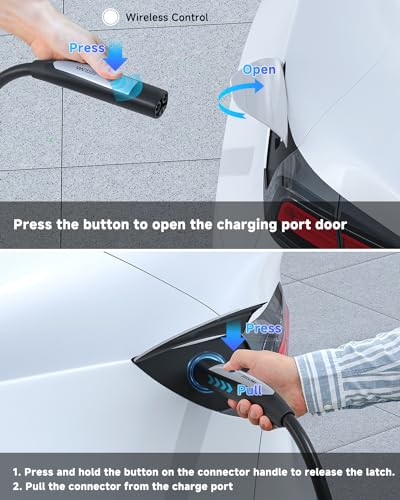 EV Charger Level 2 for Tesla (Silver / 32A NACS EV Charger)