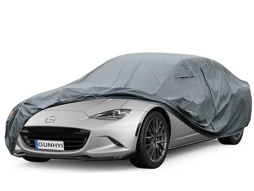 16 Layers Car Cover for Sports Small Car Waterproof All Weather (0 Coupe Car Cover / 0 Fit Sports/Small Car Length up to 167 inch)