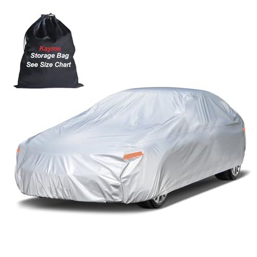 Coupe Car Cover See Vehicle Size Chart for Accurate Fit (Aluminum-Silver / 1 C2 Fit Coupe-Length (169" To 178"))