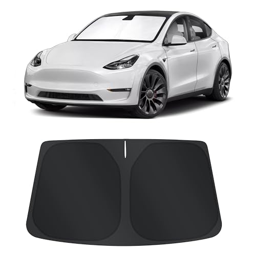 Sun Shade for Tesla Model Y Model 3 2017 (Windshield Shade for Model Y Model 3 2017-2026)