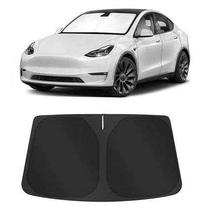 Sun Shade for Tesla Model Y Model 3 2017 (Windshield Shade for Model Y Model 3 2017-2026)