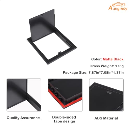 Armrest Hidden Storage Cover Lid for Toyota Tundra SR (Matte Black(B))