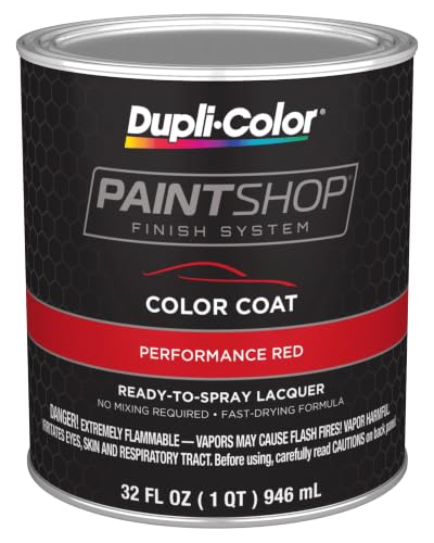 Paint Shop Finish System (Performance Red / 1 Count (Pack of 1) / Step 2)