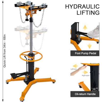 Transmission Jack 1660 lbs (YELLOW)