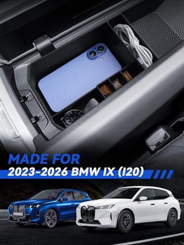 for iX Center Console Organizer iX 2023 2024 2025 2026 (for 2023-2026 BMW iX (I20))