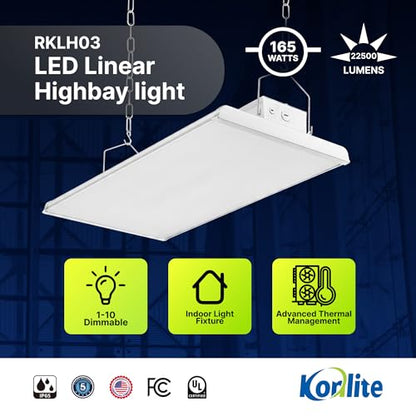 2 FT Linear LED Shop Light (1 PACK - 165W)