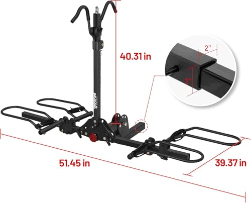 Bike Rack for Car (Ez-Fold 2-Bike Rack-Se)