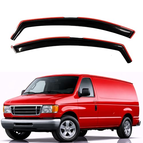 Rain Guards Fit for 1992 (1992-2006 E150/E250/E350/E450/E550/Econoline Vans)