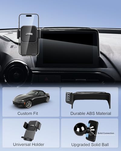 Car Phone Mount for Mazda 3 2014 (Universal Holder / 2014-2016 Mazda 3/2016-2021 CX-3 | 7-Inch)