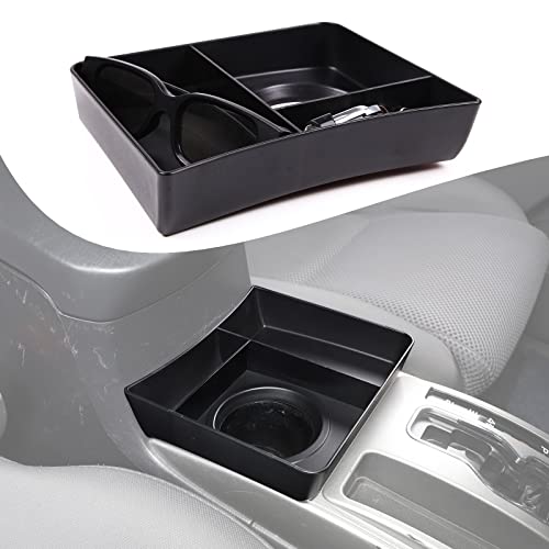 Car Central Control Tray Storage Box Organizer Compatible with Toyota Tacoma 2006 (Cup holder storage box)