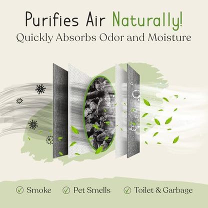 Activated Charcoal Shoe Deodorizer Inserts