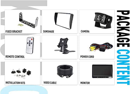 HD Wired Backup Camera System Kit