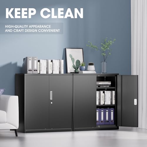 Metal Storage Cabinet (36in BK)