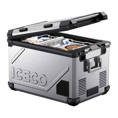 APL55 Dual Zone Portable Refrigerator Bluetooth Controlled (Silver)