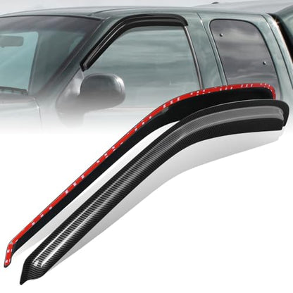 2PCS Tape On Window Visors for 1997 (97-04 Ford F-150/F-250 Heritage)