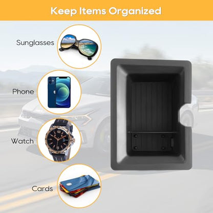 Center Console Organizer Tray for 2025 2026 K5 (2025 2026 K5 Black)